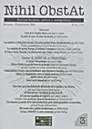 Nihil Obstat. Revista de ideas, cultura y metapol&iacute;tica - Ediciones Nueva Rep&uacute;blica
